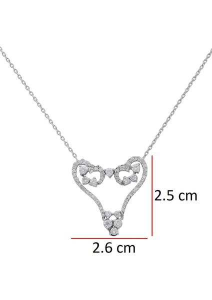 Pırlanta Kalp Tasarım Kolye indirimleri