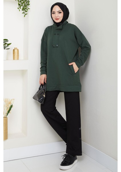 Çıt Çıt Detaylı Takım Haki HM2719