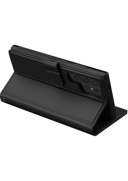 Samsung Galaxy S24 Flip Case Ultra Kickstand Pu Deri Cüzdan Kılıf 2 (Yurt Dışından) modelleri