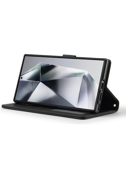 Samsung Galaxy S24 Flip Case Ultra Kickstand Pu Deri Cüzdan Kılıf 2 (Yurt Dışından) fırsatları