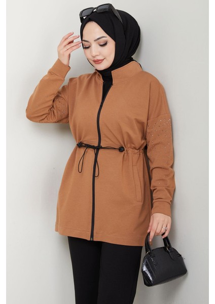 Kolu Taşlı Beli Bağcıklı Takım Camel HM2718 fırsatları