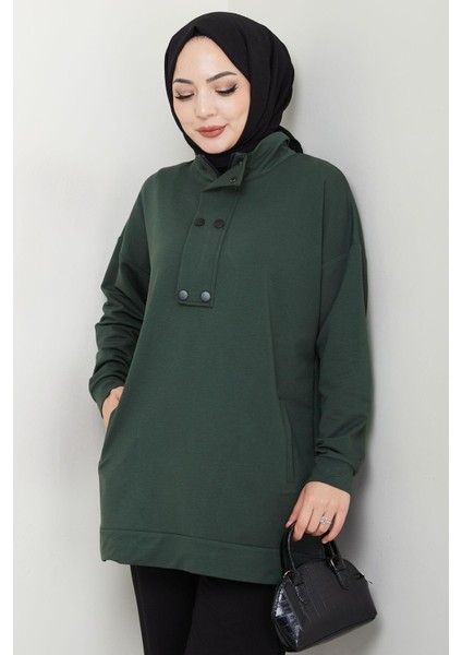 Çıt Çıt Detaylı Takım Haki HM2719 indirimleri