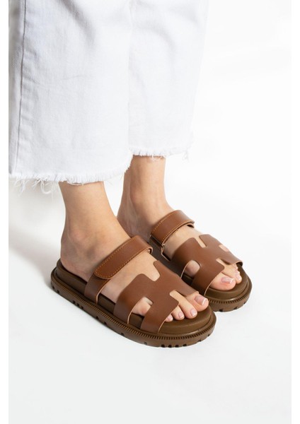 Taba Cırtlı Kadın Terlik Anatomik Rahat Taban Pu Deri Tasarım fırsatları