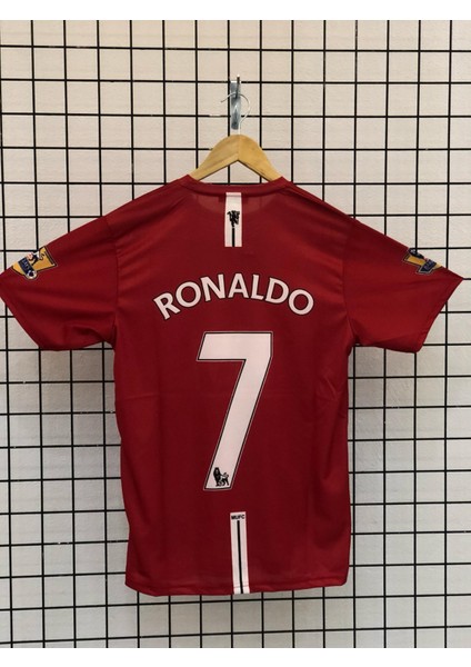 Ronald.o Manchester United 2008 Ş.ligi Futbol Yetişkin Forması (Kırmızı)