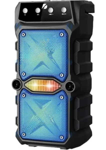 GTS-1571 Taşınabilir Kablosuz Blutooth Hoparlör LED Işık Mikrofonlu