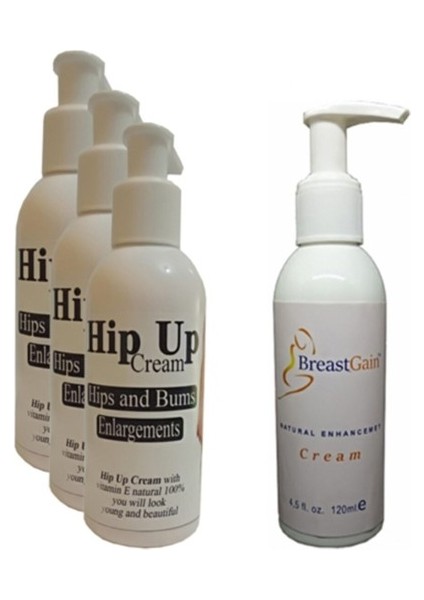 Hintohu Hipup Kalça Kaldırma Krem 120 ml 3AD Breastgain Toparlayıcı Göğüs Bak