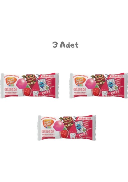 Kids Zero Heroes Raspberry Lolipop 15G 3 Adet