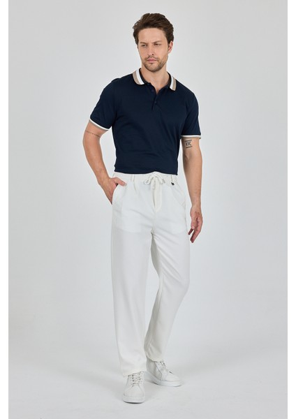 Erkek Duble Paça Baggy Jogger Eşofman Altı Pantolon – Rahat Kalıp, Günlük Şık Spor Giyim 3665