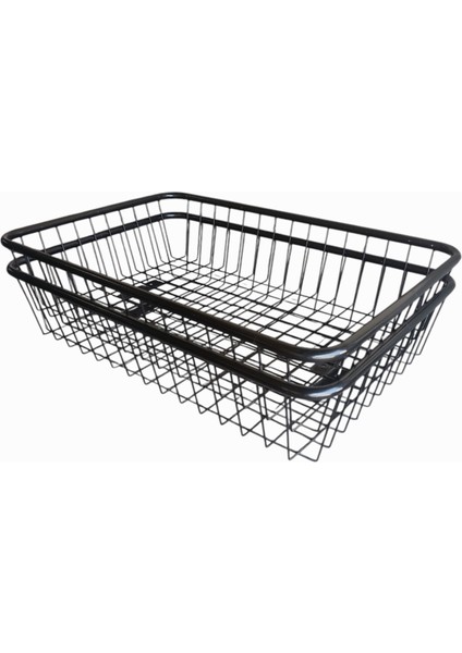 : 2 Adet 60X90 Havuz Sepet Stant (Siyah) Tekerlekli