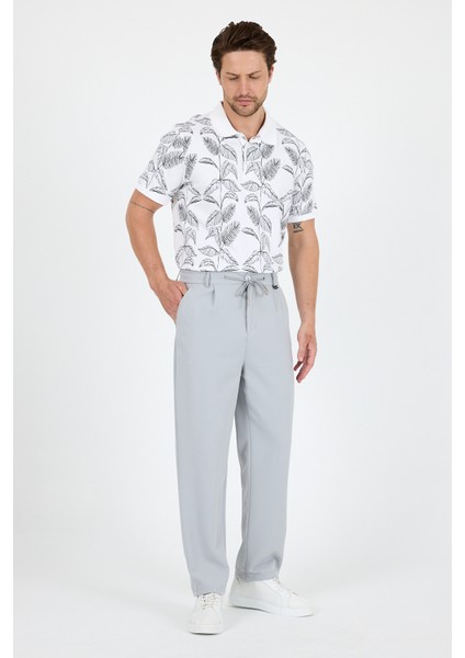 Erkek Duble Paça Baggy Jogger Eşofman Altı Pantolon – Rahat Kalıp, Günlük Şık Spor Giyim 3665