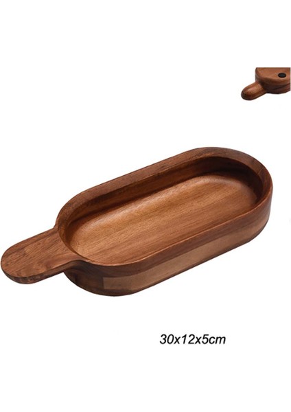 Akasya Tutmalı Sunum Tepsisi - Küçük Boy - 73530