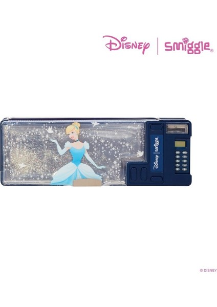 Smiggle - Disney Prenses Sindirella Hesap Makineli Otomatik Kalem Kutusu