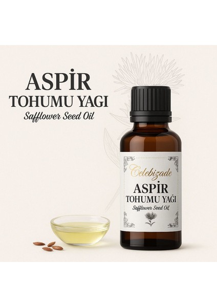 Doğal Soğuk Sıkım Aspir Tohumu Yağı 20 ml – Bitkisel Yağ Desteği fiyatları