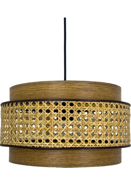 Rattan Hasır Dopia Avize
