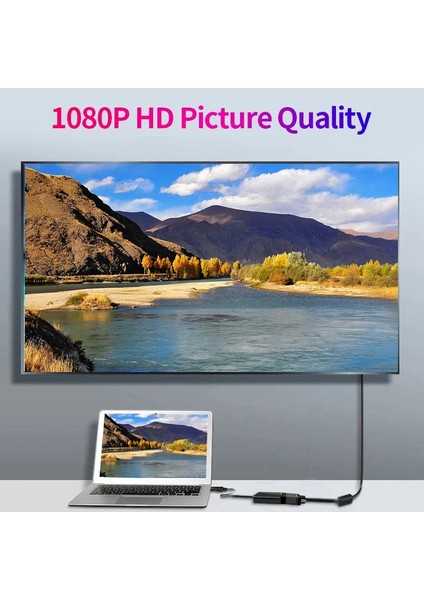 Displayport Dp VGA Adaptör Kablosu Erkek Dp Erkek VGA Dönüştürücü Pc Dizüstü Hdtv Monitör Için 1080P Çevirici