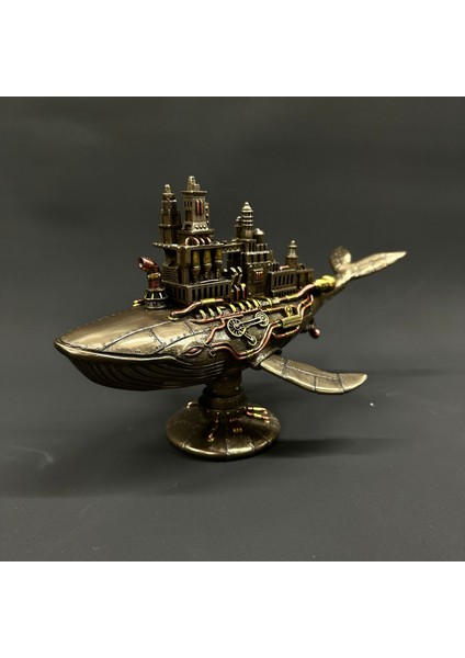 Galaktik Balina Savaş Gemisi Steampunk Dekor Veronese Design