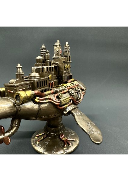 Galaktik Balina Savaş Gemisi Steampunk Dekor Veronese Design modelleri