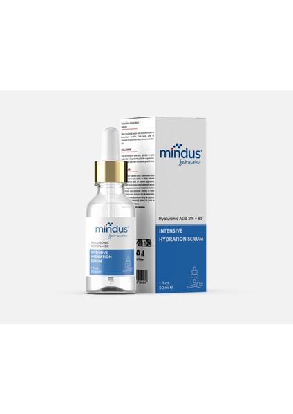 Yoğun Nemlendirme ve Dolgunlaştırıcı Etkili Yenileyici Cilt Bakım Serumu (Hyaluronic Acid 2% + B5)