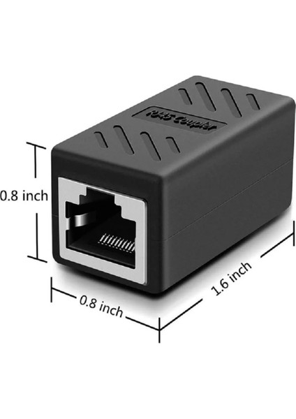 RJ45 Ethernet Bağlayıcı Dişi - Dişi Cat7 Cat6 CAT5E Inline Adaptör Kablosu Genişletici Ağ Bağlantıs Gigabit Destekli Ara Birleştirici indirimleri