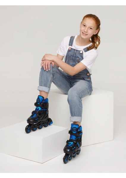 Smiggle - Funky Inline Ayarlanabilir Çocuk Pateni