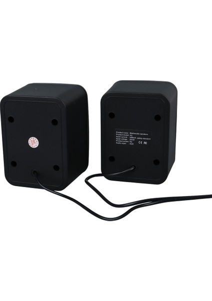 1+1 USB Mini Hoparlör Speaker 4 Ohm Bilgisayar Tablet Pc Notebook Uyumlu