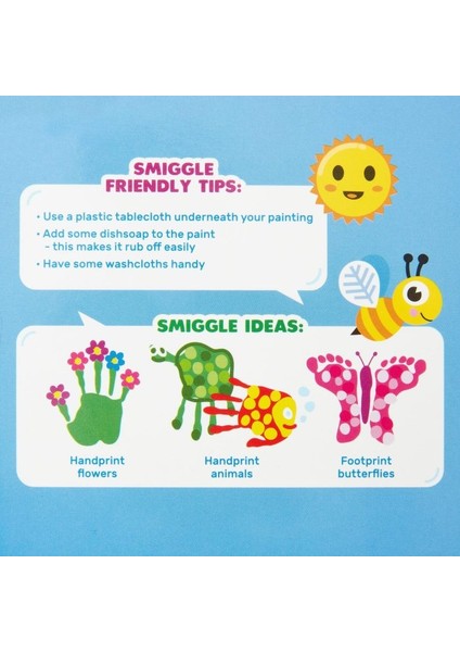 Smiggle - Ilk Smiggle Anaokulu Parmak Boyalarım
