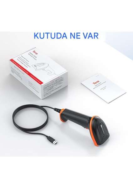 1d 2d Qr Barkod Tarayıcı Kablolu,toz Geçirmez, Darbeye Dayanıklı, Su Geçirmez D5100Y