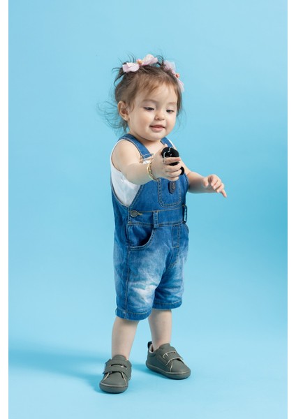 Smart Walker Casual Süper Mat Bej Barefoot Çocuk Ayakkabı