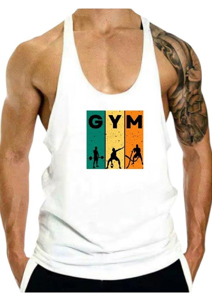 Fitness Gym Tank Top Sporcu Atleti