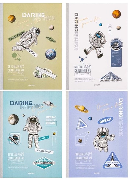 Space Sewing Notebook B5 Çizgili B540