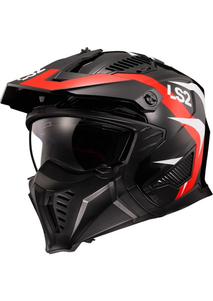 Drıfter Trıalıty Kırmızı Kask