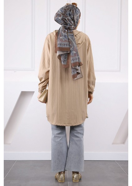 Vizon Kapüşonlu Fermuarlı Kap modelleri