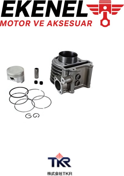 Honda Alpha 110 Silindir Piston Segman Seti | Tkr Marka