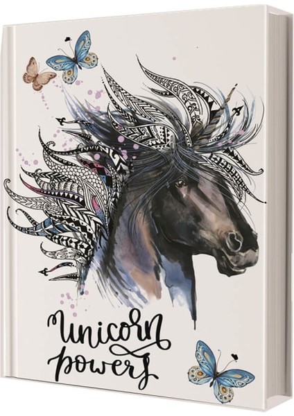 Unicorn Power Çizgili Defter 14X20 cm 96 Yaprak 64625-8