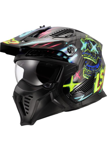 Drıfter Rayz Siyah-Mavi Kask indirimleri