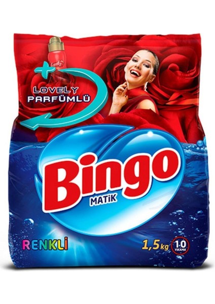 Ultra Beyaz ve Renkli Toz Çamaşır Deterjanı 1,5 kg 2 Li Set