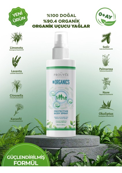Doğal Koruyucu Vücut Spreyi 100 ml