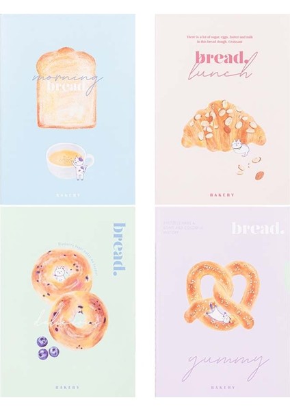 Bakery Sewing Notebook A4 Çizgili FB540