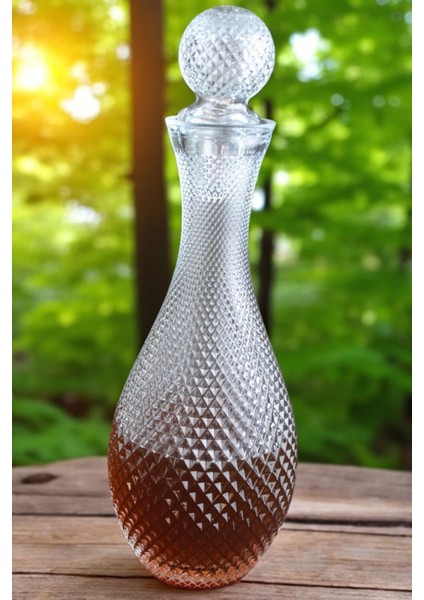 Inci Kapaklı Cam Sürahi - Şerbetlik 900 ml