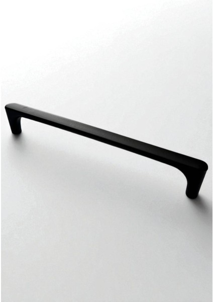 Saray Ağır Alüminyum Metal Lüks Modern Mobilya Çekmece Mutfak Dolabı Kulpu Siyah 160MM (10 Adet)