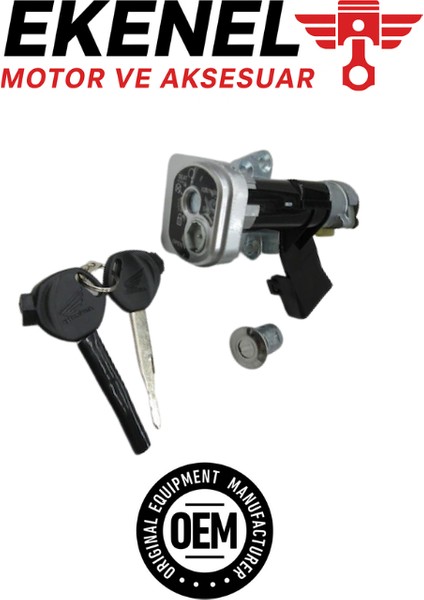 Honda Alpha Kontak Seti | Oem | Anahtar ve Kilit Takımı