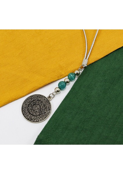 Turkuaz Doğal Taşlı Yemen Zırhı Araba Dikiz Ayna Süsü, Yeni Araba Hediyesi fiyatları