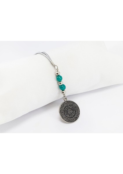 Turkuaz Doğal Taşlı Yemen Zırhı Araba Dikiz Ayna Süsü, Yeni Araba Hediyesi modelleri