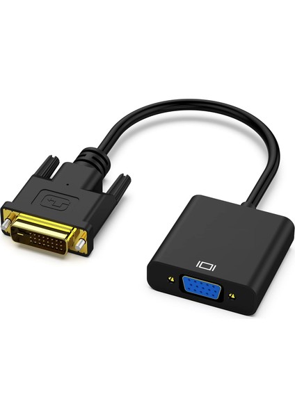 DVI VGA Çevirici Dvi-D VGA Çevirici Aktif DVI To VGA Çevirici Adaptör Yeni Ekran Kartları Için DVI 24+1 VGA Dönüştürücü