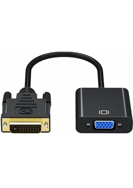 DVI VGA Çevirici Dvi-D VGA Çevirici Aktif DVI To VGA Çevirici Adaptör Yeni Ekran Kartları Için DVI 24+1 VGA Dönüştürücü