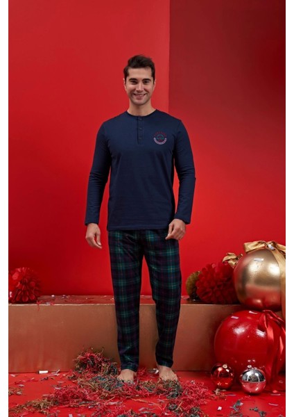 Ower Sleep 1586 Erkek Uzun Kol Pijama Takımı