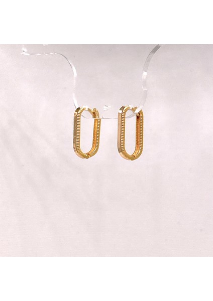 P215 Küpe 22 Ayar 3.76 Gram Şık ve Zarif Hediyelik Günlük Yatırımlık