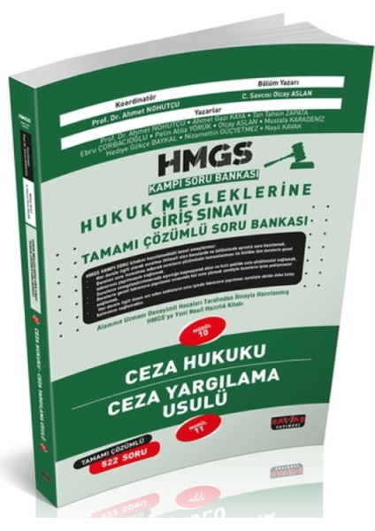 Hmgs Kampı Ceza Hukuku Ceza Yargılama Usulü Soru Bankası Nisan 2025