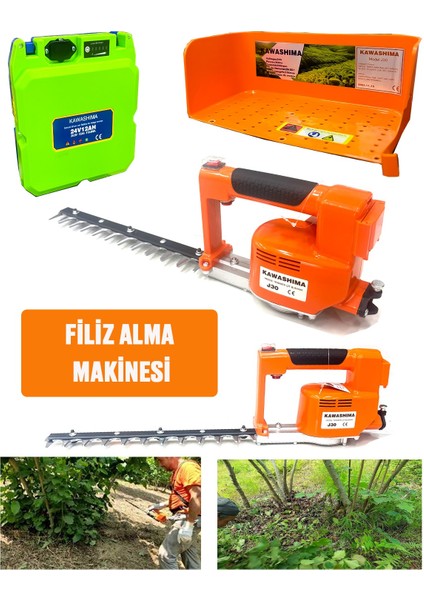 Kawashima Işkın Alma Filiz Alma Makinesi Fındık Altı 1.2 kg 21 V 12 Amper Makine