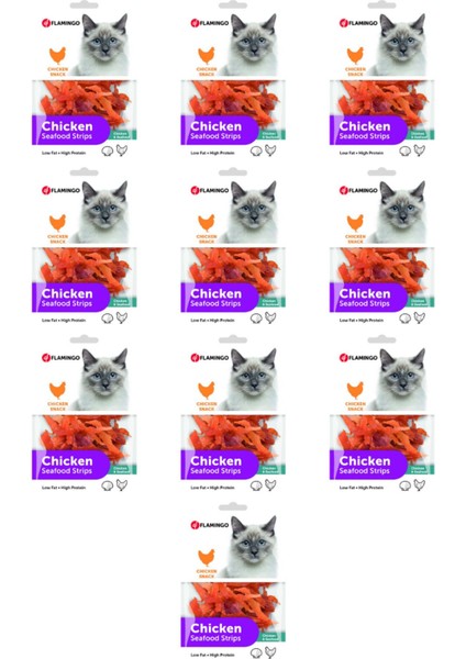 Tavuklu Balıklı Yumuşak Kedi Ödülü 85GR - 10 Adet